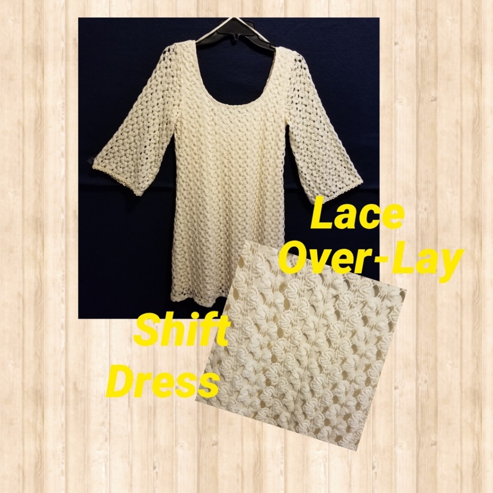 AUW Lace Shift Dress